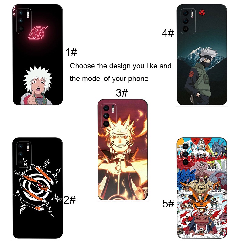 Ốp Điện Thoại Silicon Mềm Hình Naruto Shippuden akatsuki Cho Xiaomi Mi 11T Civi 9T 10T POCO F2 F3 GT Pro SE66