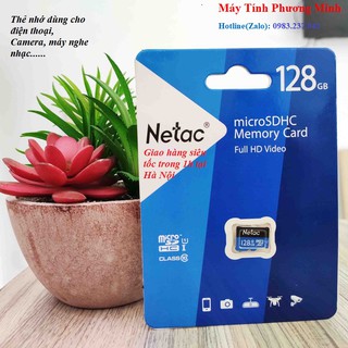 Mua Thẻ nhớ Netac 128Gb Class 10 chuyên camera - Hàng chính hãng