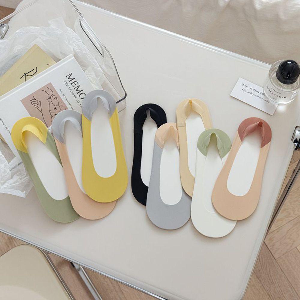 Tất Thuyền Cổ Thấp Siêu Mỏng Mềm Mại Thoáng Khí Chống Trượt