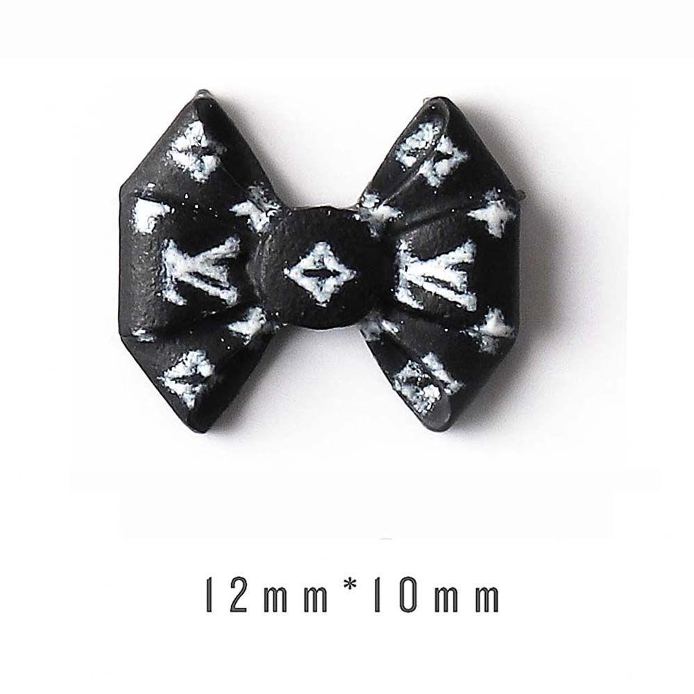 Phụ Kiện Trang Trí Móng Tay Nghệ Thuật Hình Nơ Sau Lưng 3D Bằng Nhựa Resin