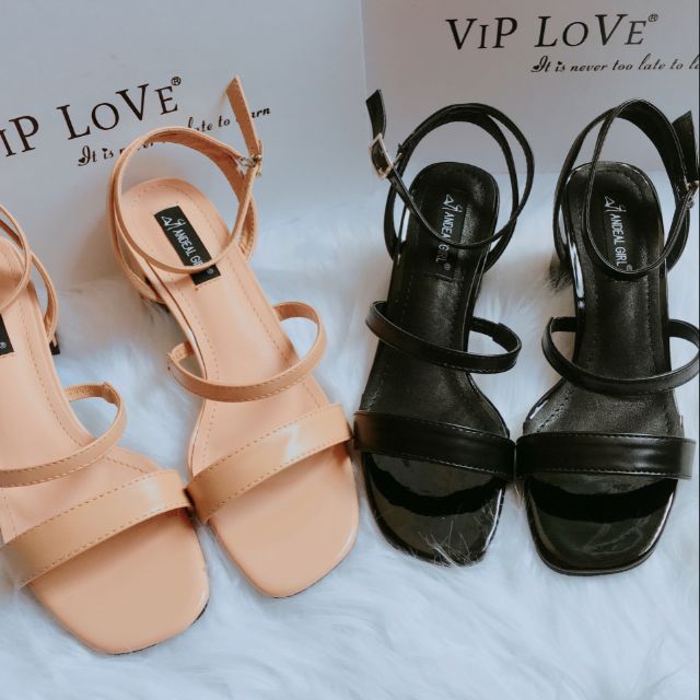 Sandal da gót vuông 5p