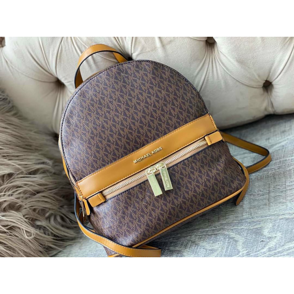 Ba lô 𝑴𝑲 nâu xanh hồng nhiều màu size 27 cm