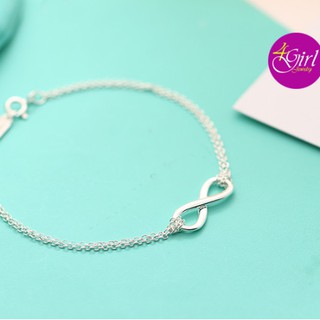 Lắc tay vô cực bạc 925