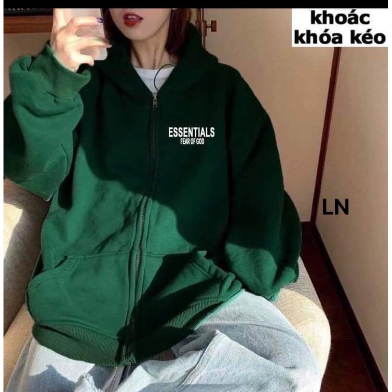 Áo khoác logo ESSEN mũ 2 lớp TH6