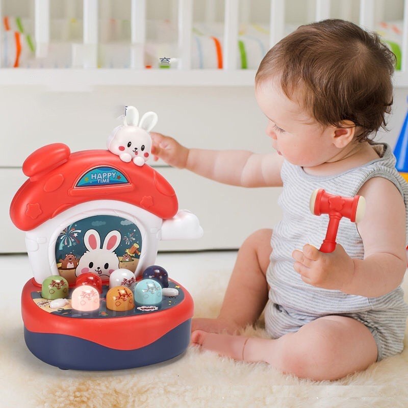 Đồ Chơi Trẻ Em Bộ Đập Chuột Có Đèn Và Âm Thanh BBS Cho Bé Trai Bé Gái, Đồ Chơi Giải Trí Giáo Dục Cho Trẻ Em