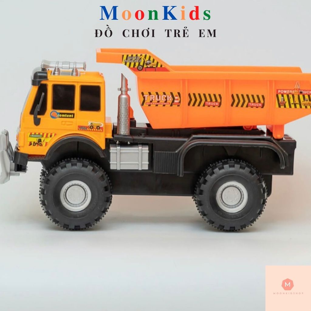 Xe Ben đồ chơi cho bé🚚Xe công trình cỡ lớn,oto cho bé chất liệu nhựa ABS