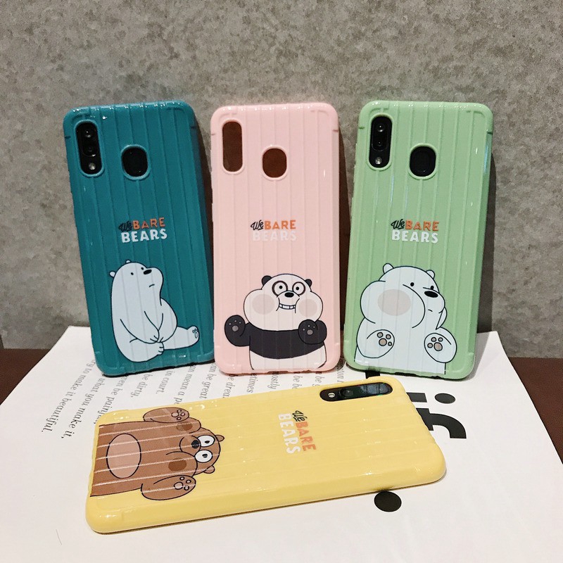 Casing Vivo Y55 Y55s S1 Y91C Y17 Y15 Y12 Y53 Y19 V17 Pro Cute Cartoon Bear Soft Case Cover