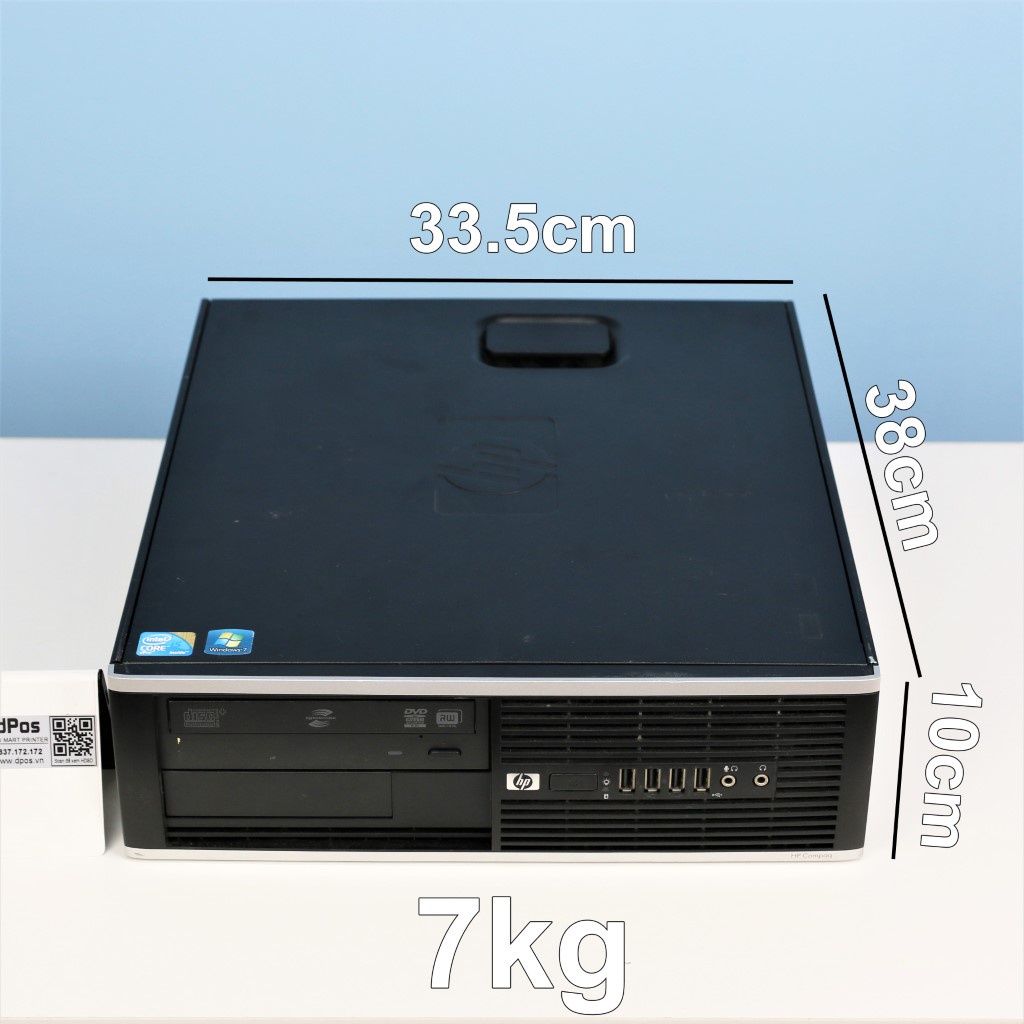 Máy Tính Cũ Tiny PC HP 8100 sff I3 RAM 8GB SSD 128GB Cấu Hình Đa Dụng cho làm việc học tập và shop bán hàng online