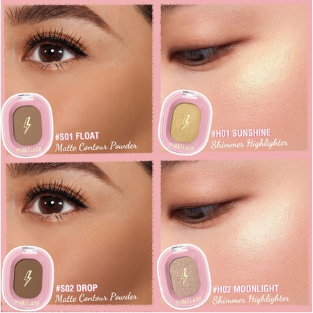 Pinkflash (Hàng Mới Về) Phấn Bắt Sáng Tạo Khối Trang Điểm Tự Nhiên Mềm Mịn | BigBuy360 - bigbuy360.vn