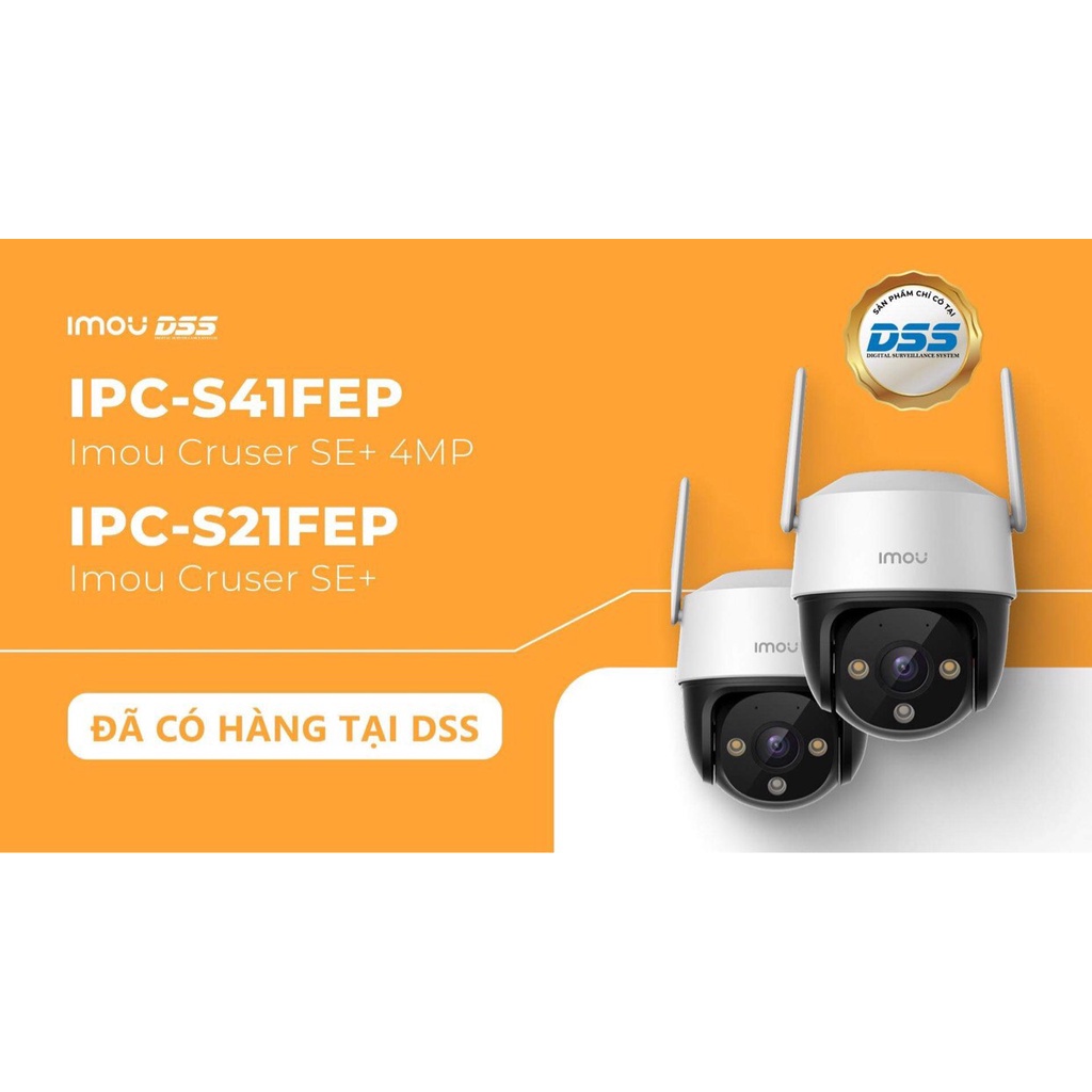 Camera IMOU Cruiser SE+ S21FEP -  Đàm Thoại Hai Chiều - Tích Hợp Còi Hú - Đèn Spotlight
