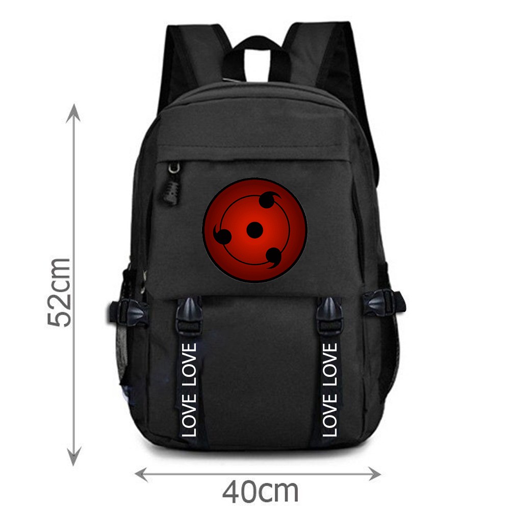 GIÁ TỐT - Balo in hình tripe tomoe sharingan anime NARUTO độc đẹp giá rẻ / balo cực chất / uy tín