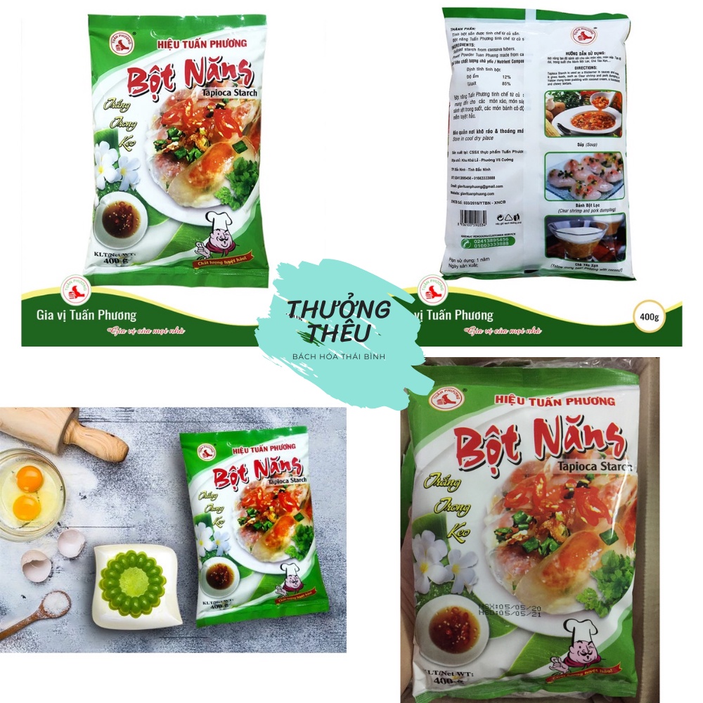 Bột năng ngon hảo hạng gói 400g/1kg
