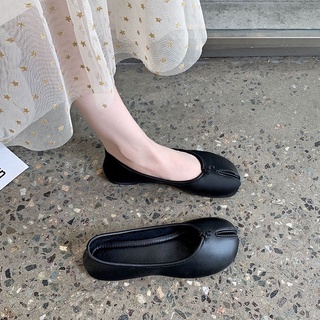 Giày búp bê móng heo da pu mềm êm