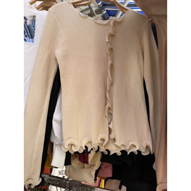 (Anhbigsize) Áo xoắn viền -Sale 55-75kg