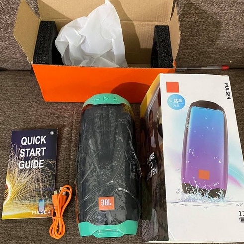 (HOT) 🔥 Loa Bluetooth JBL pulse 4 Đèn Led 360 Âm Thanh Chuẩn Bass Căng Đét Hàng Cao Cấp🔥🔥
