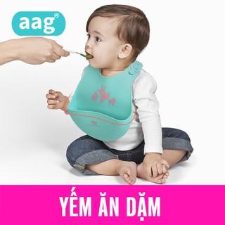 Yếm ăn dặm silicon cao cấp aag hàn quốc 320 - susii baby
