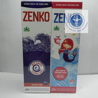 Xịt vệ sinh mũi zenko 75ml