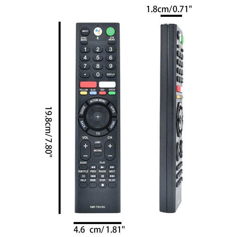Điều Khiển Từ Xa Bằng Giọng Nói WU RMF-TX310U Cho TV 4K LED TV XBR-43X800G XBR-75X800