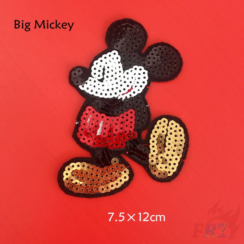 &gt; Ready Stock &lt; ☸ Mickey Mouse S-1 Patch ☸ 1Pc Disney Diy Sew On Iron On Badges Patch