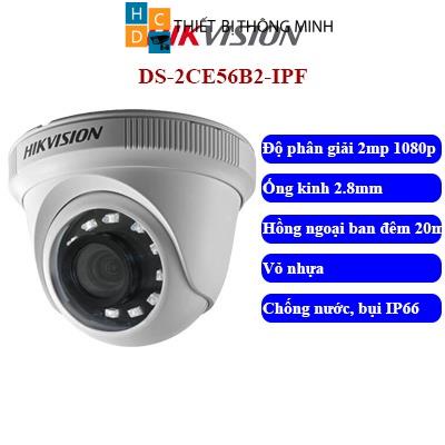 Bộ 4 camera Hikvision 2mp Full HD chính hãng tặng kèm ổ cứng 500Gb đầy đủ phụ kiện bảo hành 24 tháng