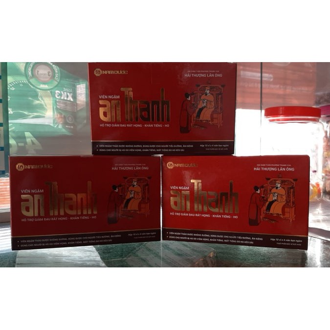 viên ngậm an thanh nam dược (lẻ 1 vỉ x 4 viên)