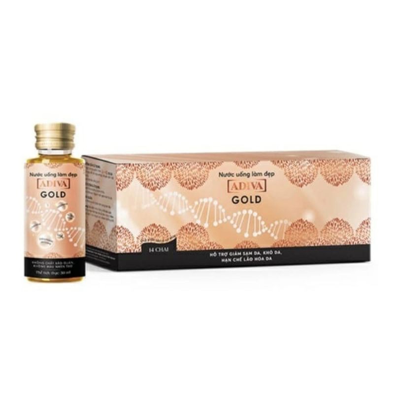 GOLD COLLAGEN ADIVA Thế Hệ Mới (14 lọ/ hộp)