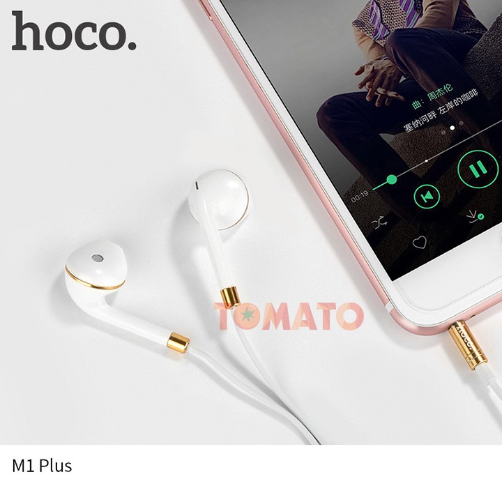 Tai Nghe Hoco M1 Plus Jack 3.5mm , Tai Nghe Chính Hãng Cho IPhone 5/6/6s/6/plus/6s plus - Phụ Kiện Tomato