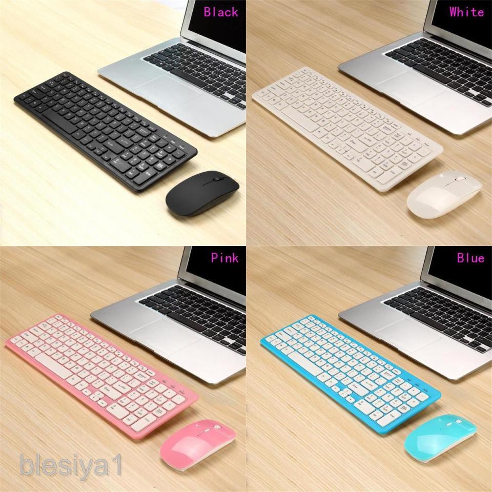 Bộ bàn phím và chuột không dây siêu mỏng cho PC / Laptop / Macbook