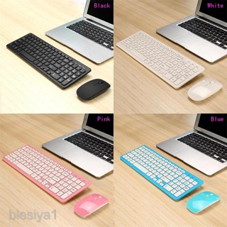 Bộ Bàn Phím Và Chuột Không Dây Mỏng Blesiya1 Dành Cho Văn Phòng / PC / Laptop / Macbook