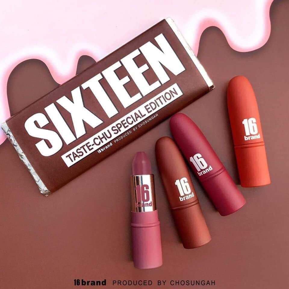 (auth 100%) [HOT] Son lì Thỏi Ống Bơ 16 Brand Taste Chu Edition cực xinh và dễ thương cho ce | BigBuy360 - bigbuy360.vn