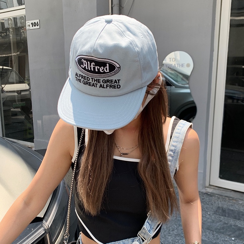 Nón Lưỡi Trai Thêu Họa Tiết Màu Sắc Phong Cách Hip Hop Hàn Quốc Thời Trang Mùa Hè Cho Nam Và Nữ