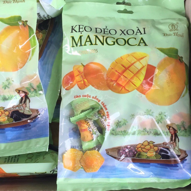 Kẹo dẻo xoài Đức Hạnh siêu ngon đậm vị xoài 350gr/500gr/1kg