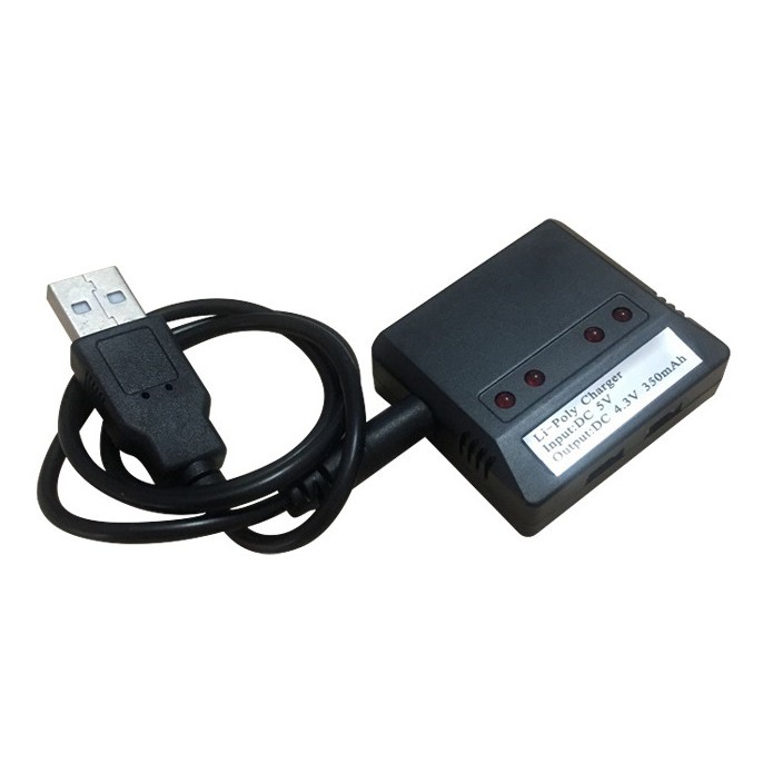 Sạc pin USB cho pin 1s  sạc cùng lúc tối đa 4 pin