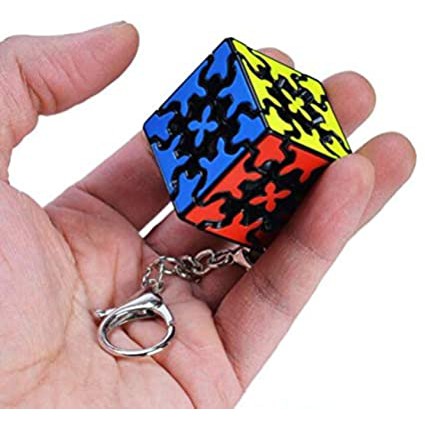 Móc Khóa Rubik Gear 3x3 Keychain
