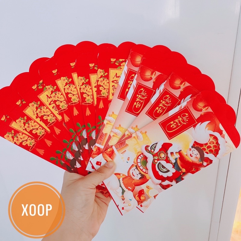 SALE !!! SÉT 10 BAO LÌ XÌ TẾT MẪU MỚI 2022 (SP002029 ) SHOP PHÚC YẾN