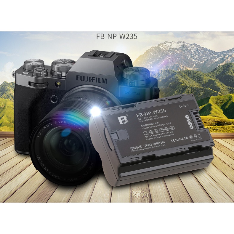 Pin Fujifilm NP-W235 cho máy ảnh Fujifilm X-T4 GFX100S GFX50S II XT4 (Hàng Chính Hãng)