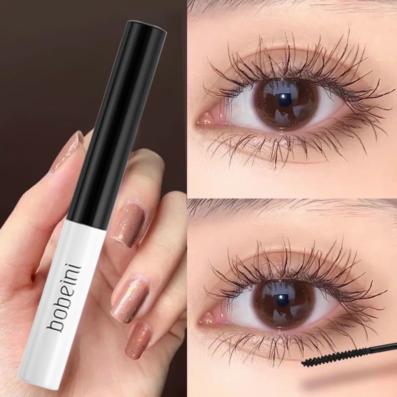 Chuốt Masacara Bobeini  sợi mảnh chuốt cong mi, sợi dài mảnh thích hợp make up tone baby tự nhiên.