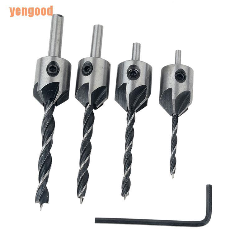 Bộ Mũi Khoan Gỗ Hss 4 3mm-6mm