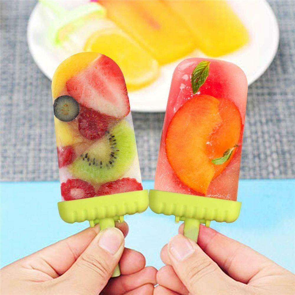 Set 6 Khay Silicone Làm Kem / Bánh Tráng Miệng DIY