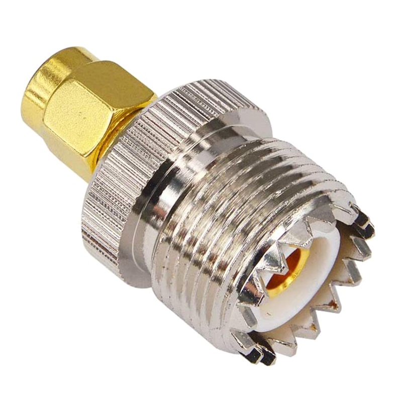Đầu Nối Chuyển Đổi Giắc Cắm UHF Female SO239 Sang SMA Male Plug RF Coax