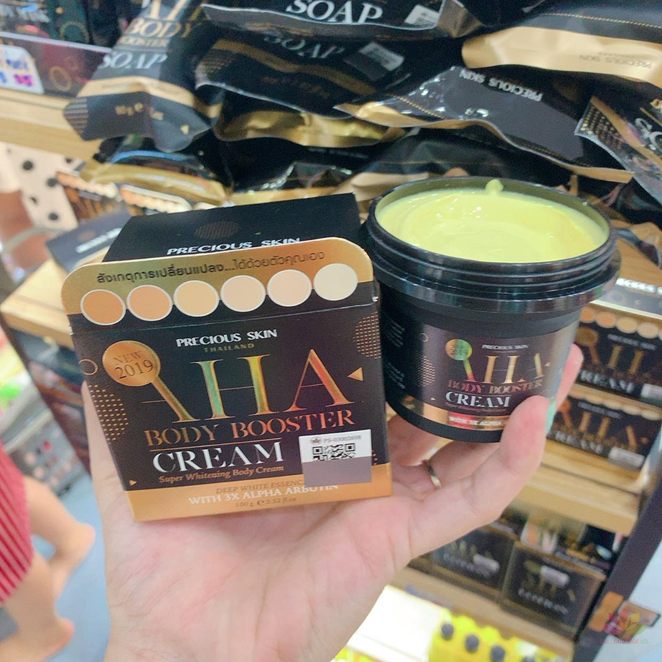 Ủ trắŉg da cấp tốc Aha Body Booster Cream