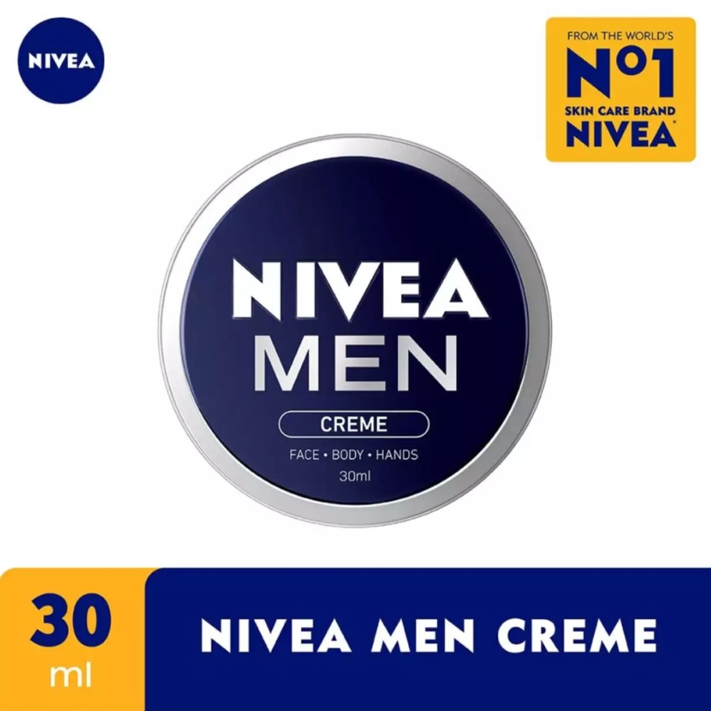 Nivea (Hàng Mới Về) Kem Dưỡng Da Mặt Và Cơ Thể Đa Năng Dung Tích 30ml Cho Nam