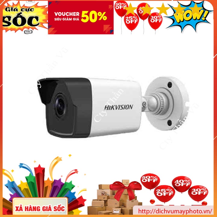 Camera IP Hik 2MP Có POE mã DS-2CD1023G0E-I(L)