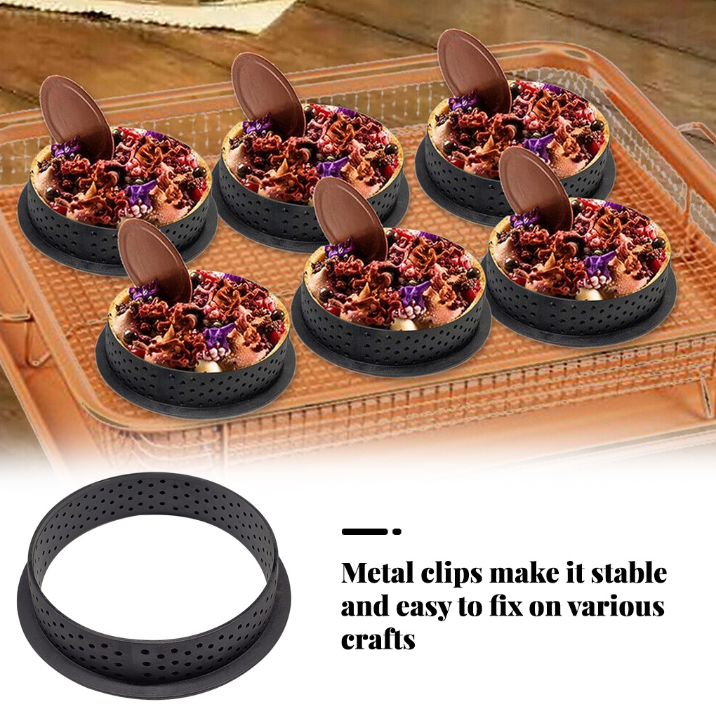 Khuôn làm bánh tart hình tròn thiết kế nhỏ gọn tiện dụng