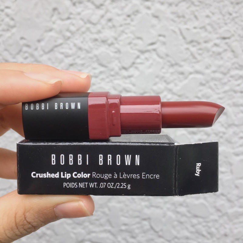 [CÓ SẴN]💋Son Bobbi Brown Crushed Lip Color màu Ruby💋