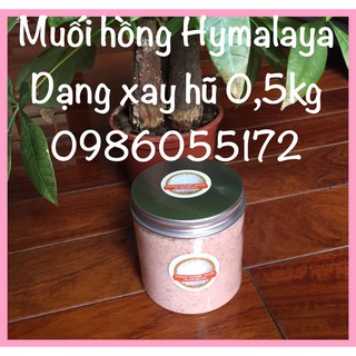 Muối hồng himalaya dạng xay 500gr