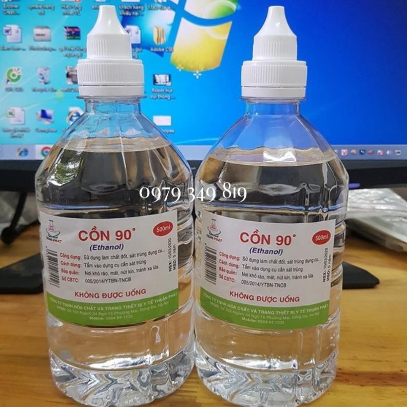 Cồn 70 độ, cồn 90 độ dùng lau vết thương