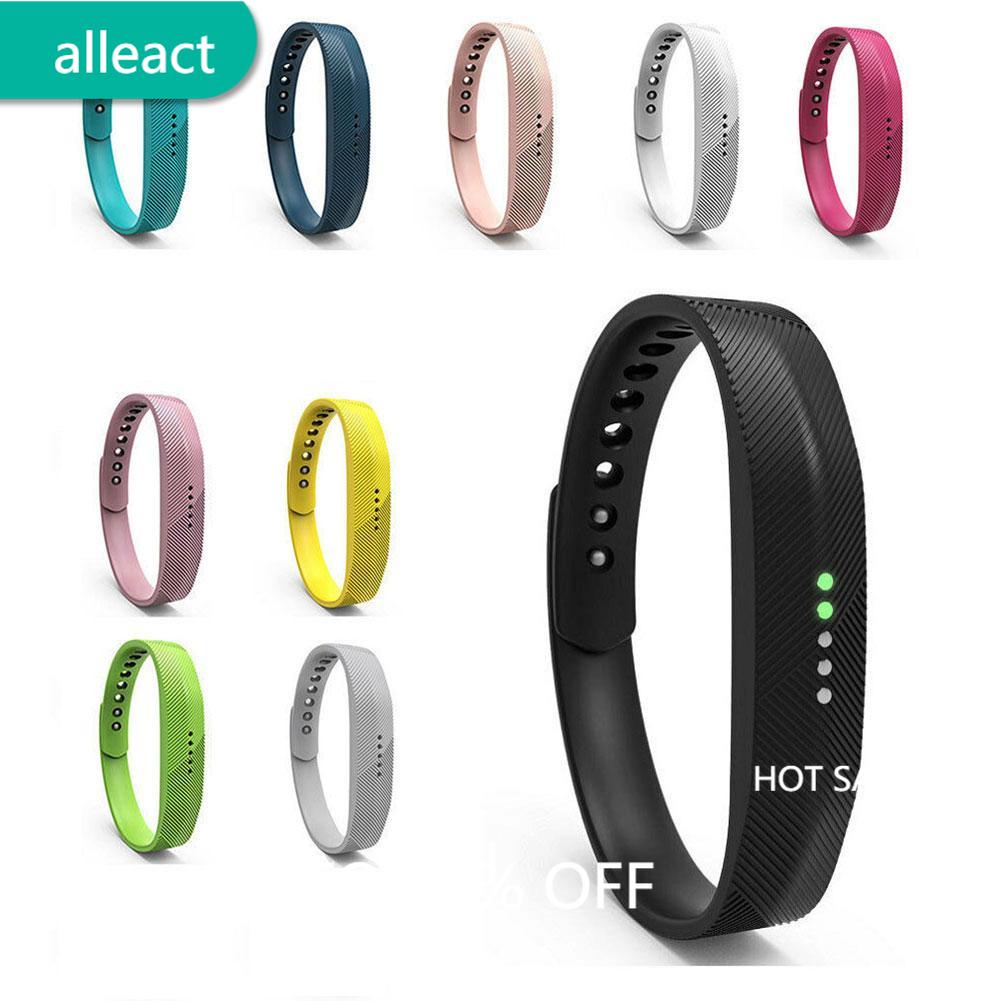 AL Dây đeo đồng hồ đeo tay thay thế silicone cho vòng đeo tay thông minh Fitbit Flex 2