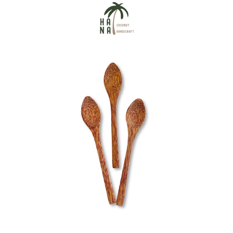 Thìa/Muỗng soup 19cm bằng gỗ dừa