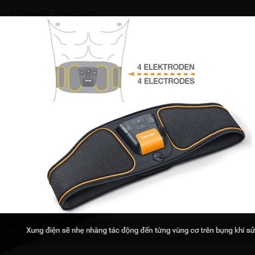 Đai massage bụng Beurer EM37 - Hàng chính hãng
